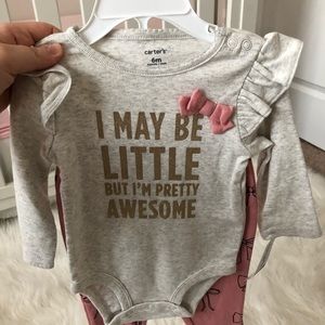 Carters baby girls set